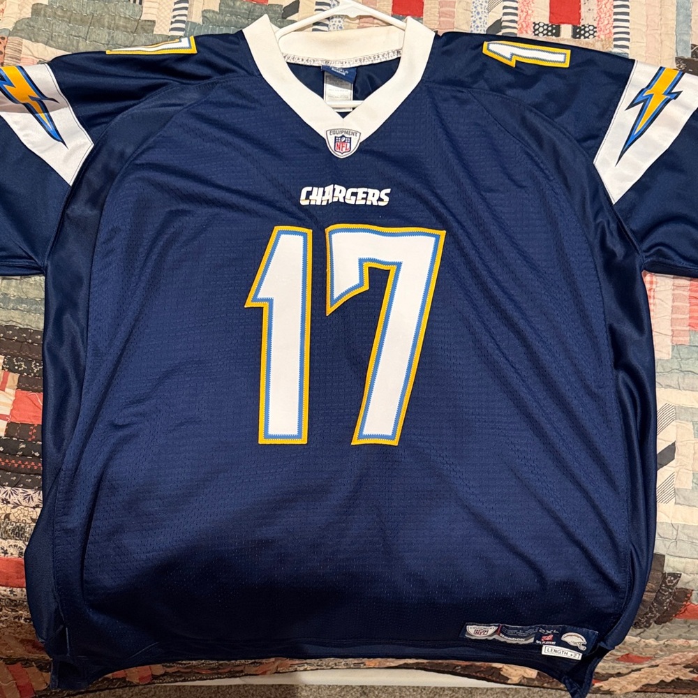 Reebok Navy Blue NFL Jersey